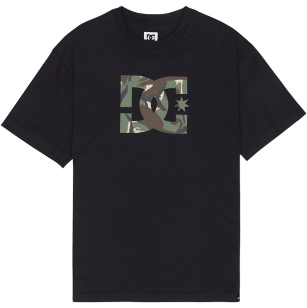 2026 DC Shoes Mens DC Star Filled T-Shirt EDYZT04503 - Black
